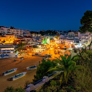 a group of people on a beach