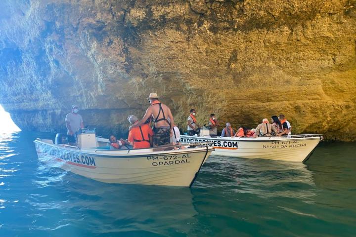 a small boat in a body of water