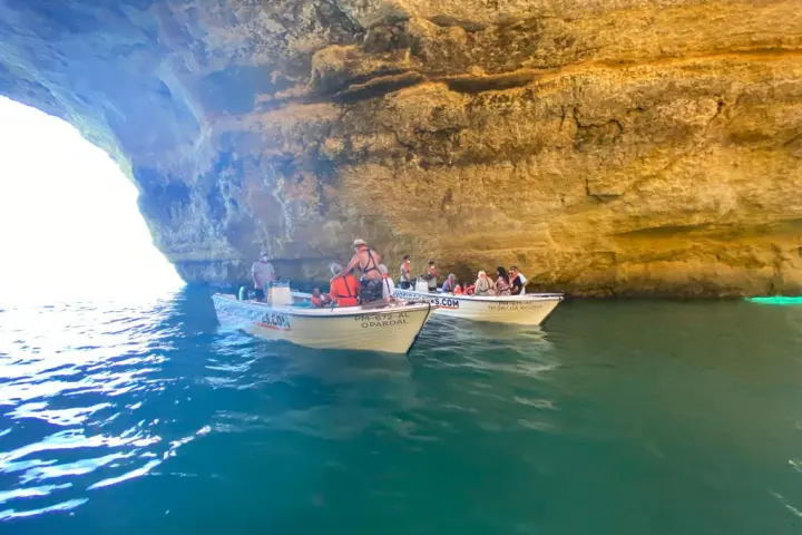 a small boat in a body of water