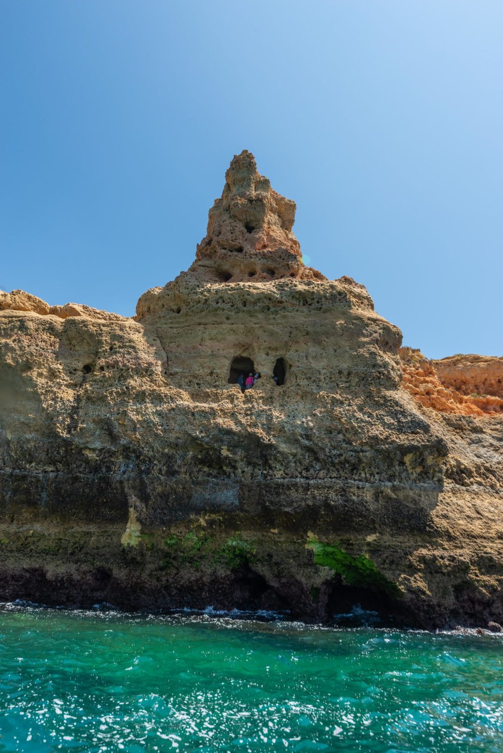 Carvoeiro coast from the water