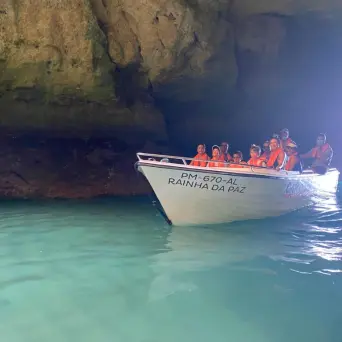 a small boat in a body of water